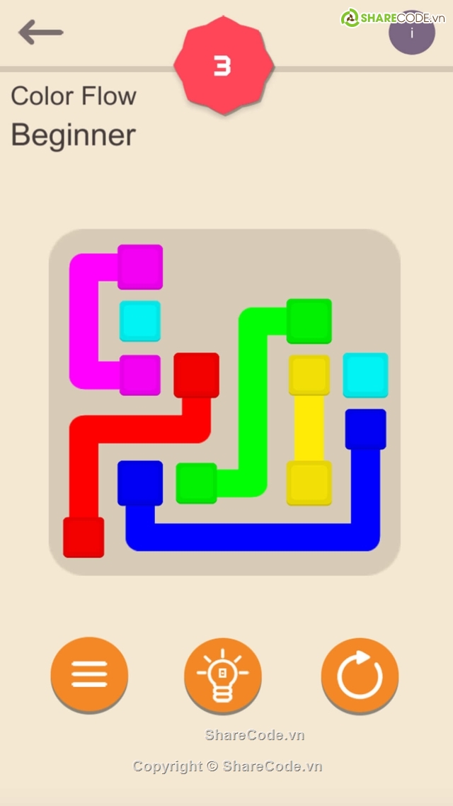 game unity,game puzzle,color game unity,game ios,Color Flow version1.0,Color Flow